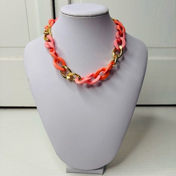 *NEW* ADORNIA Pink Curb Chain Necklace