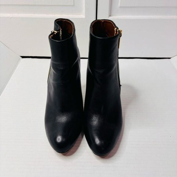 BANANA REPUBLIC Black Leather Booties Size 7