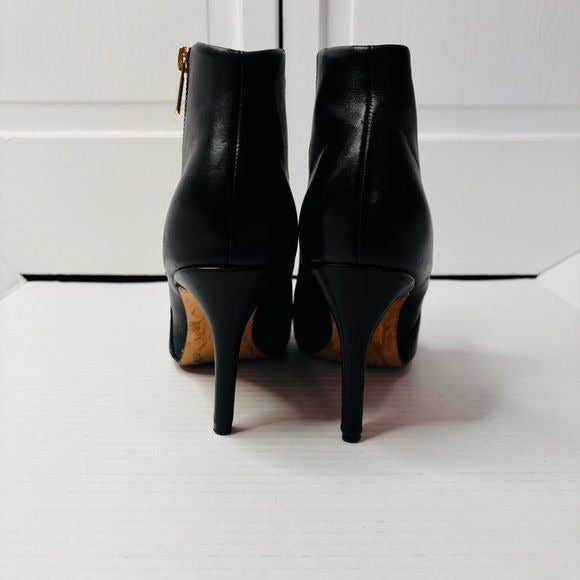 BANANA REPUBLIC Black Leather Booties Size 7