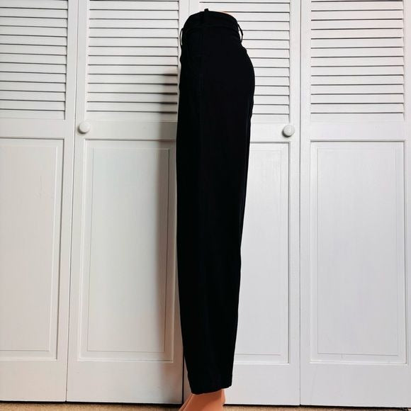 MONROW Black Wide Leg Chino Pants Size Small