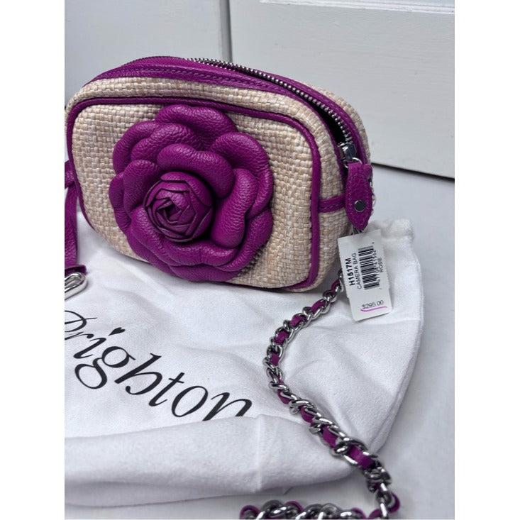 New BRIGHTON Rosie Straw Crossbody Camera Bag