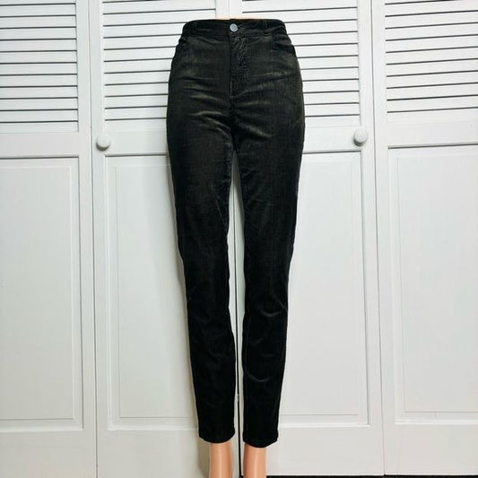 PAIGE Dark Green Hoxton Ultra Skinny Jeans Size 29