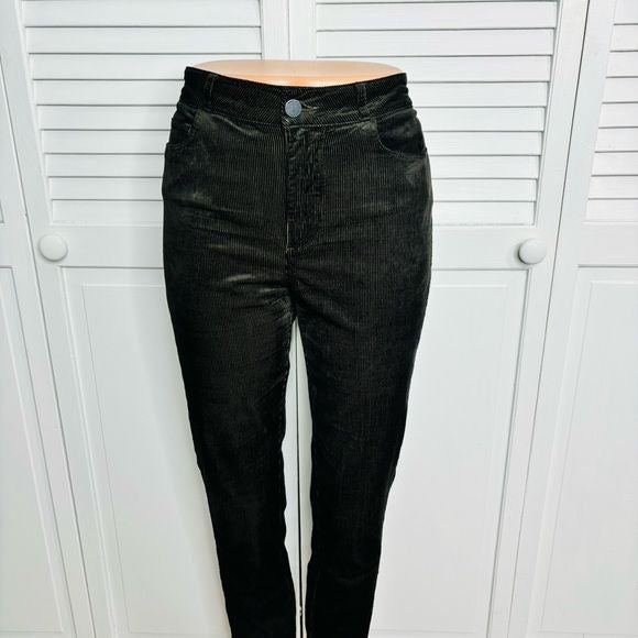 PAIGE Dark Green Hoxton Ultra Skinny Jeans Size 29