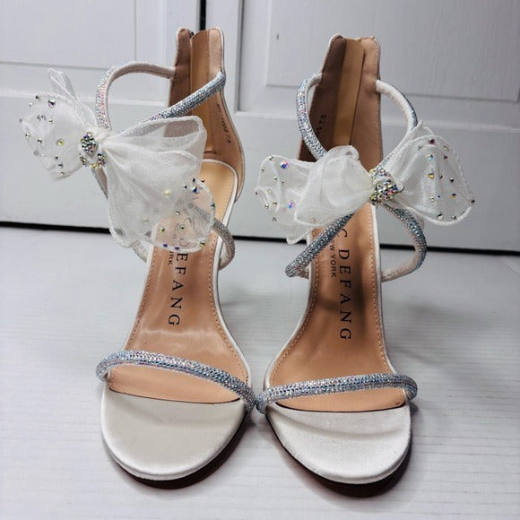 *New* MARC DEFANG Arica Ivory Sateen Stilettos Size 7.5