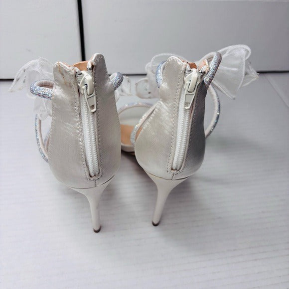 *New* MARC DEFANG Arica Ivory Sateen Stilettos Size 7.5