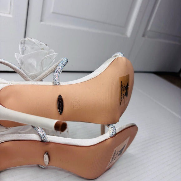 *New* MARC DEFANG Arica Ivory Sateen Stilettos Size 7.5