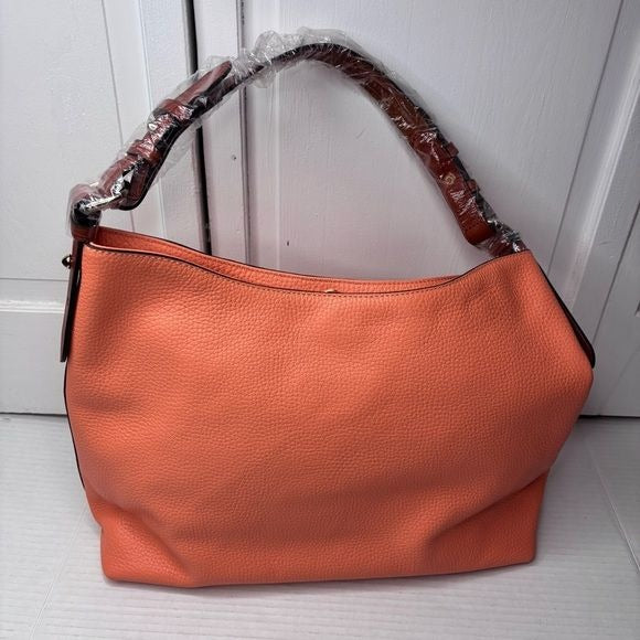 *NEW* DOONEY & BOURKE Pebble Grain Apricot Cooper Hobo Shoulder Bag