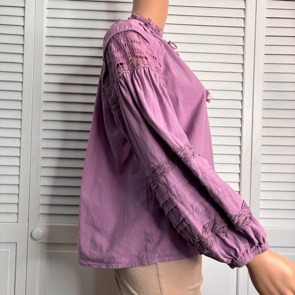 SUNCOO PARIS Mauve Luna Blouse Size Medium