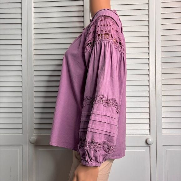 SUNCOO PARIS Mauve Luna Blouse Size Medium