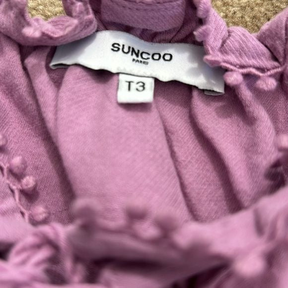 SUNCOO PARIS Mauve Luna Blouse Size Medium