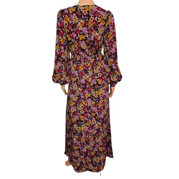 New BUDDY LOVE Desirae Long Sleeve Maxi Dress In Forbidden Size XS