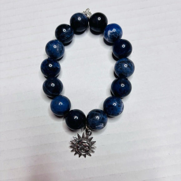 POWERBEADS by Jen Blue True Blessings Charm Gemstone Bracelet