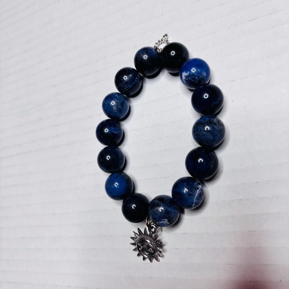 POWERBEADS by Jen Blue True Blessings Charm Gemstone Bracelet