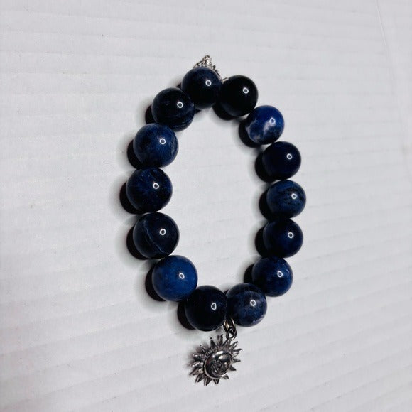POWERBEADS by Jen Blue True Blessings Charm Gemstone Bracelet