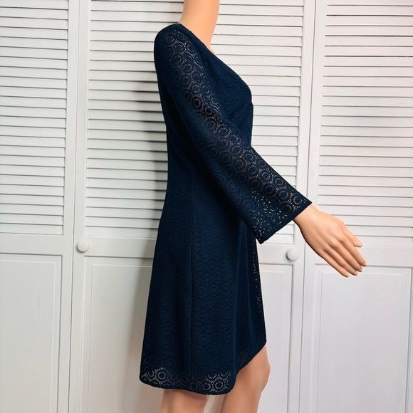 LILLY PULITZER Alden True Navy Dress Size Medium