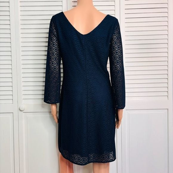 LILLY PULITZER Alden True Navy Dress Size Medium