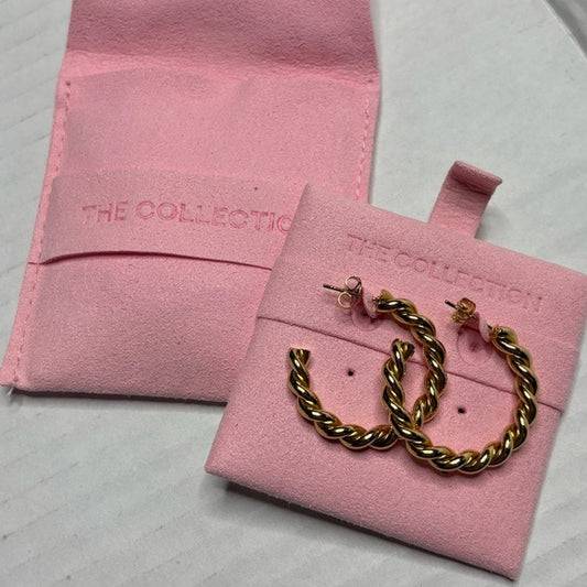 New THE COLLECTION Dreamy Gold Hoops