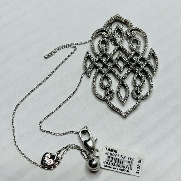 New BRIGHTON Tamal Silver Necklace