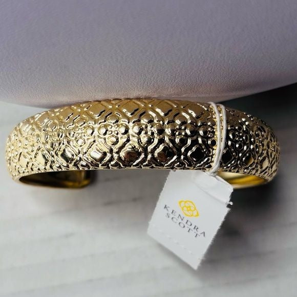 *New* KENDRA SCOTT Harper Gold Plated Cuff Bracelet