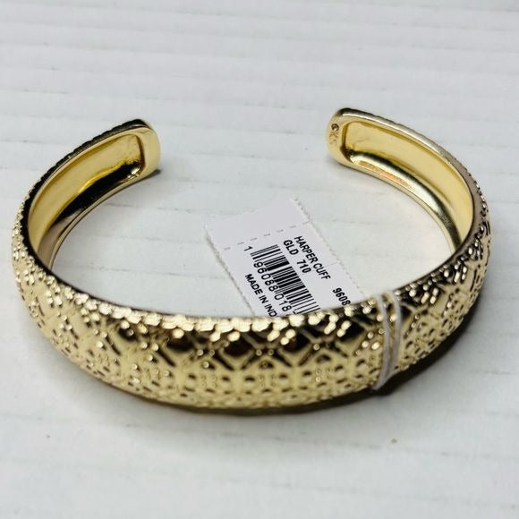 *New* KENDRA SCOTT Harper Gold Plated Cuff Bracelet