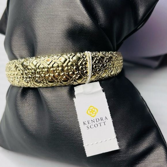 *New* KENDRA SCOTT Harper Gold Plated Cuff Bracelet