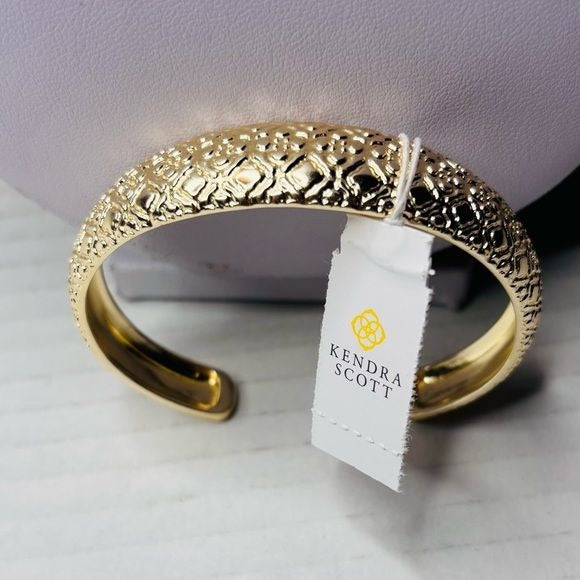 *New* KENDRA SCOTT Harper Gold Plated Cuff Bracelet