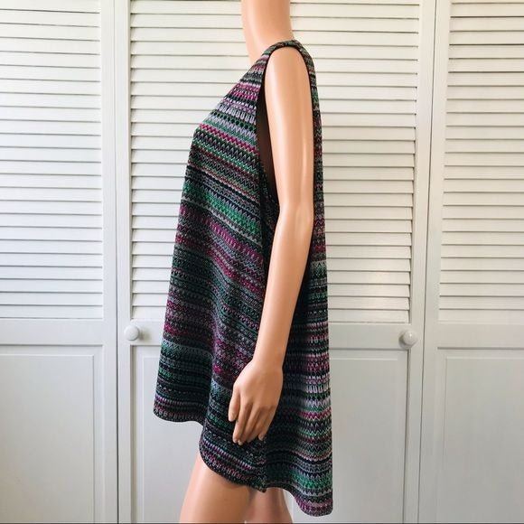 LANE BRYANT Multicolor Striped Lined Sleeveless Lightweight Blouse Size 22/24