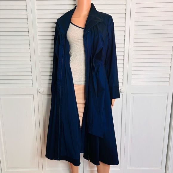 SAMUEL DONG Periwinkle Belted Jacket Dress Size Medium