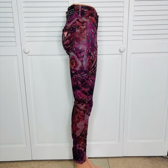 NEW GUESS 1981 Printed Skinny Jeans Size 25