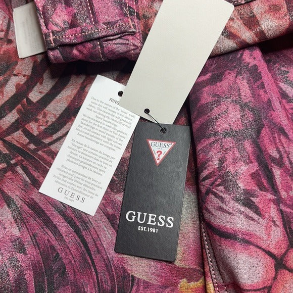 NEW GUESS 1981 Printed Skinny Jeans Size 25
