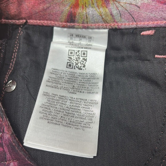 NEW GUESS 1981 Printed Skinny Jeans Size 25