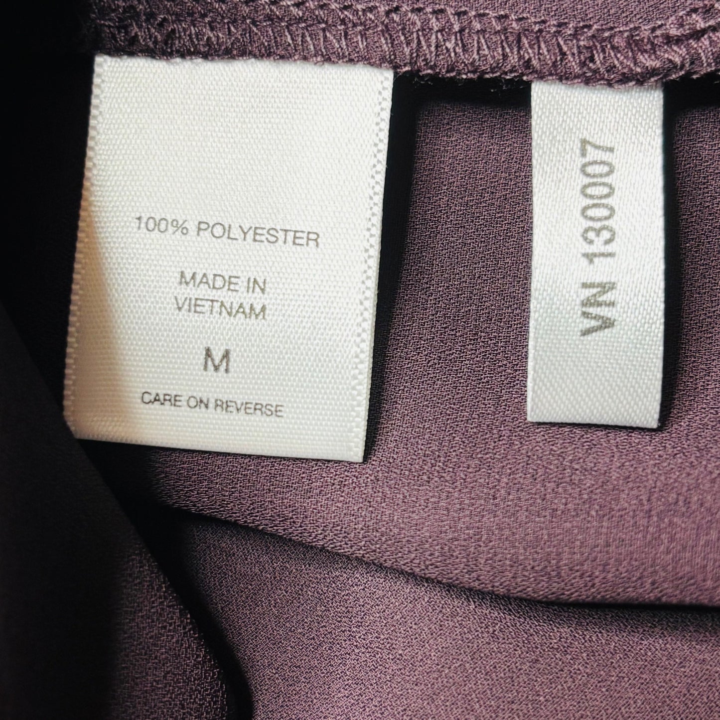 NEW 7TH AVENUE By New York & Company Purple V-Neck Blouse Size Medium