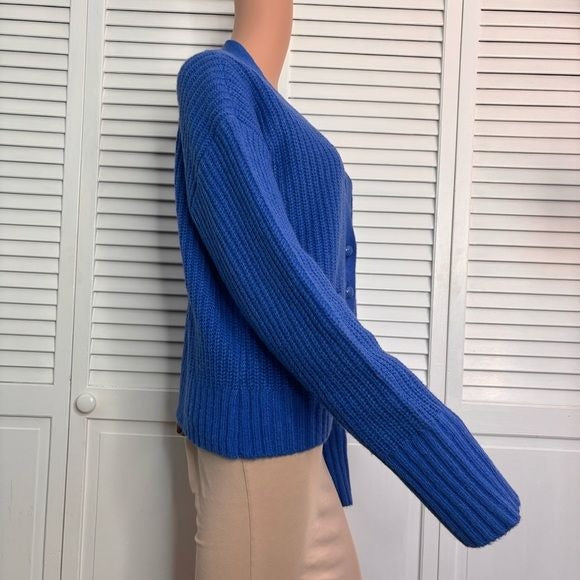 REBECCA MINKOFF Kerry Oversized Five-Button Cardigan Size Medium