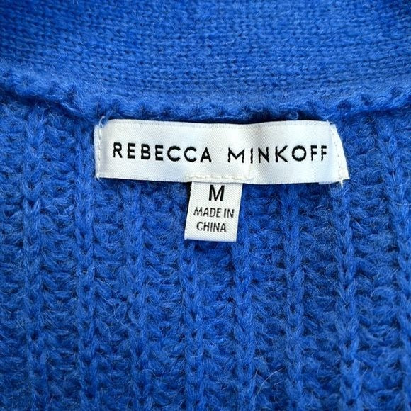 REBECCA MINKOFF Kerry Oversized Five-Button Cardigan Size Medium