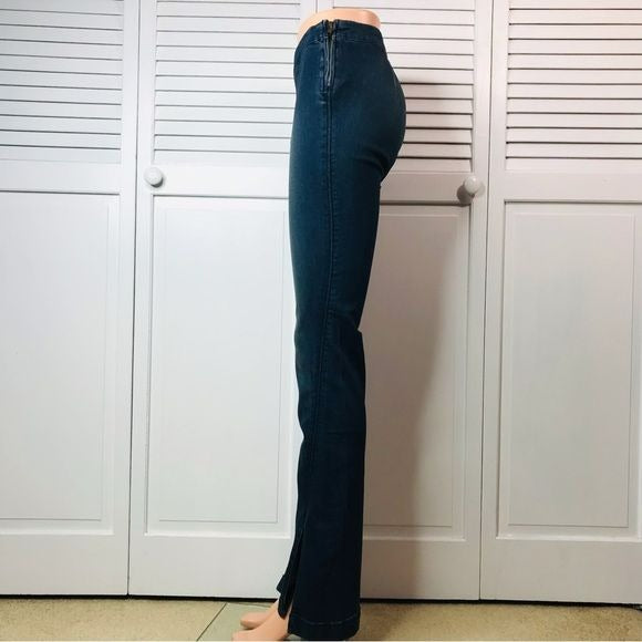 FREE PEOPLE Blue Denim Flare Jeans Size 26