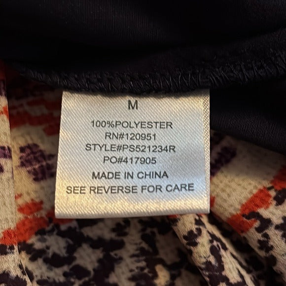 New PINK ROSE Tribal Maxi Dress Size Medium