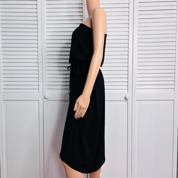 *New* MAX & CLEO Sheri One Shoulder Dress in Black Size Small