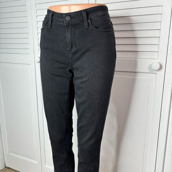 PAIGE Verdugo Black Raw Hem Ankle Jeans Size 29