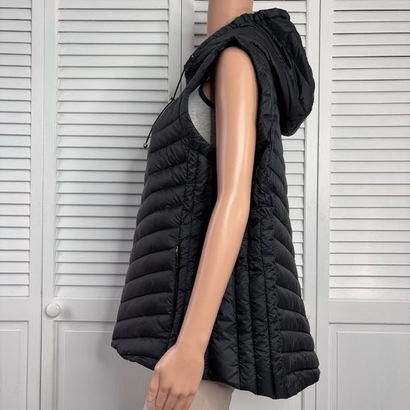 *NEW* GALLERY Black Quilted Puffer Vest Size XXL