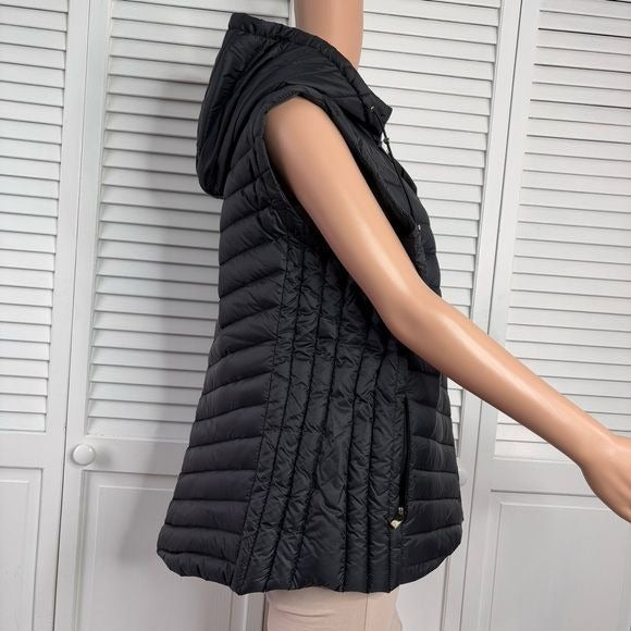 *NEW* GALLERY Black Quilted Puffer Vest Size XXL