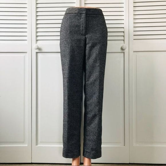 TALBOTS Gray Tweed Pants Size 8