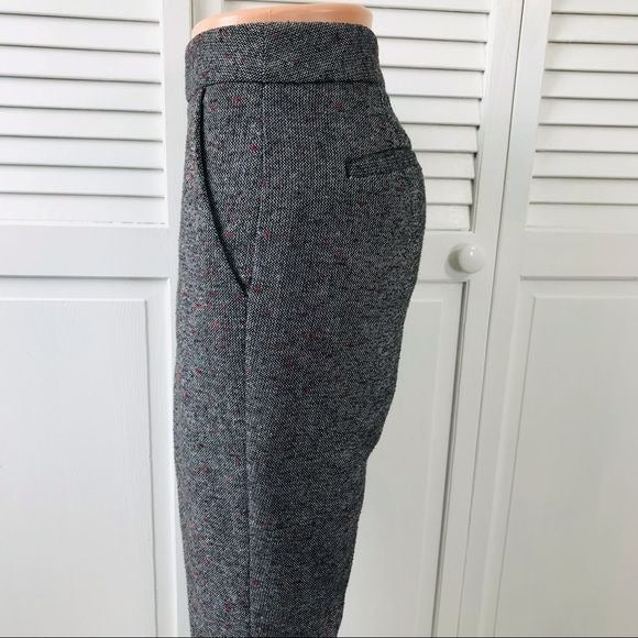 TALBOTS Gray Tweed Pants Size 8