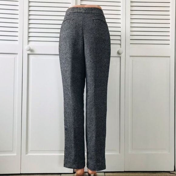 TALBOTS Gray Tweed Pants Size 8