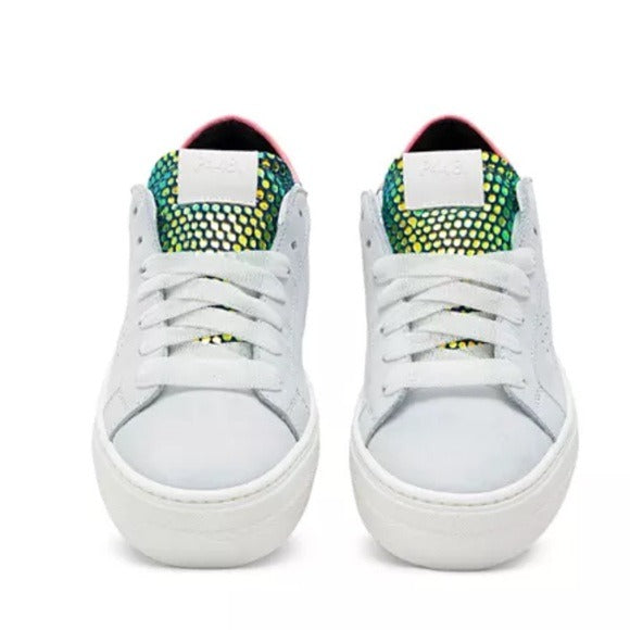 P448 Lace Up Low Top Sneakers Size 8