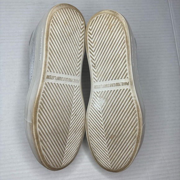 P448 Lace Up Low Top Sneakers Size 8