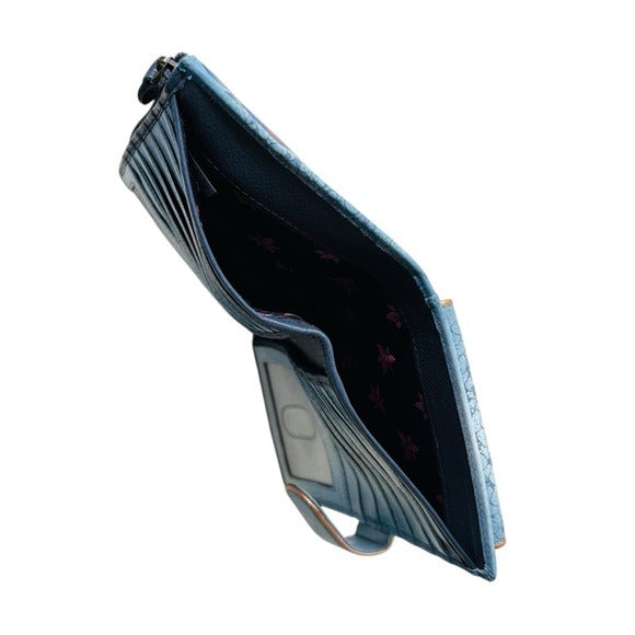 New ANUSCHKA Hand Painted Leather Large Wallet