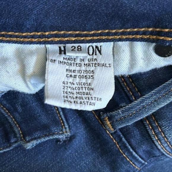HUDSON Colin Mid-rise Skinny Jeans Size 28