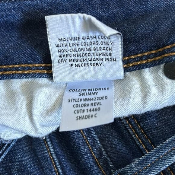 HUDSON Colin Mid-rise Skinny Jeans Size 28