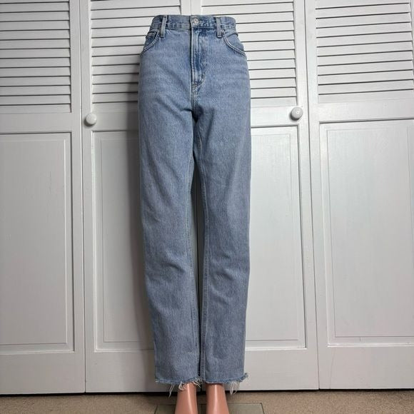 AGOLDE Cherie High Rise Light Blue Cotton Jeans Size 29