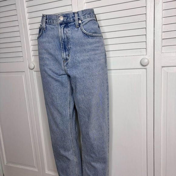 AGOLDE Cherie High Rise Light Blue Cotton Jeans Size 29